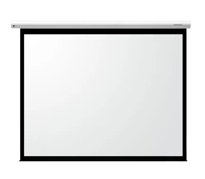 Grandview Cyber Series Tab-Tension  Screen, Multi-Control System  (Ir Remote Included) White Fabric 77" 16:9 Viewing area 1705 x 958 mm