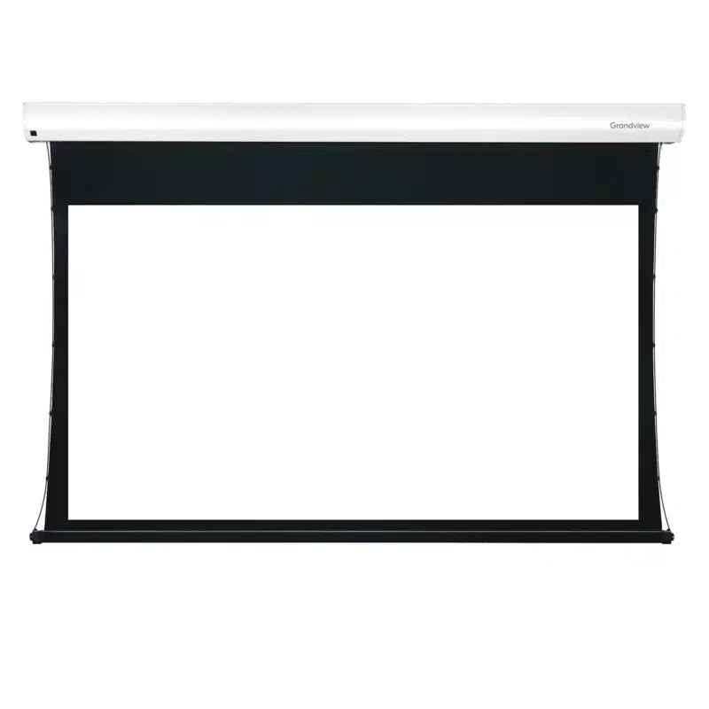 Grandview Cyber Series Tab-Tension  Screen, Multi-Control System  (Ir Remote Included) White Fabric 93" 16:10 Viewing area 2037 x 1273 mm