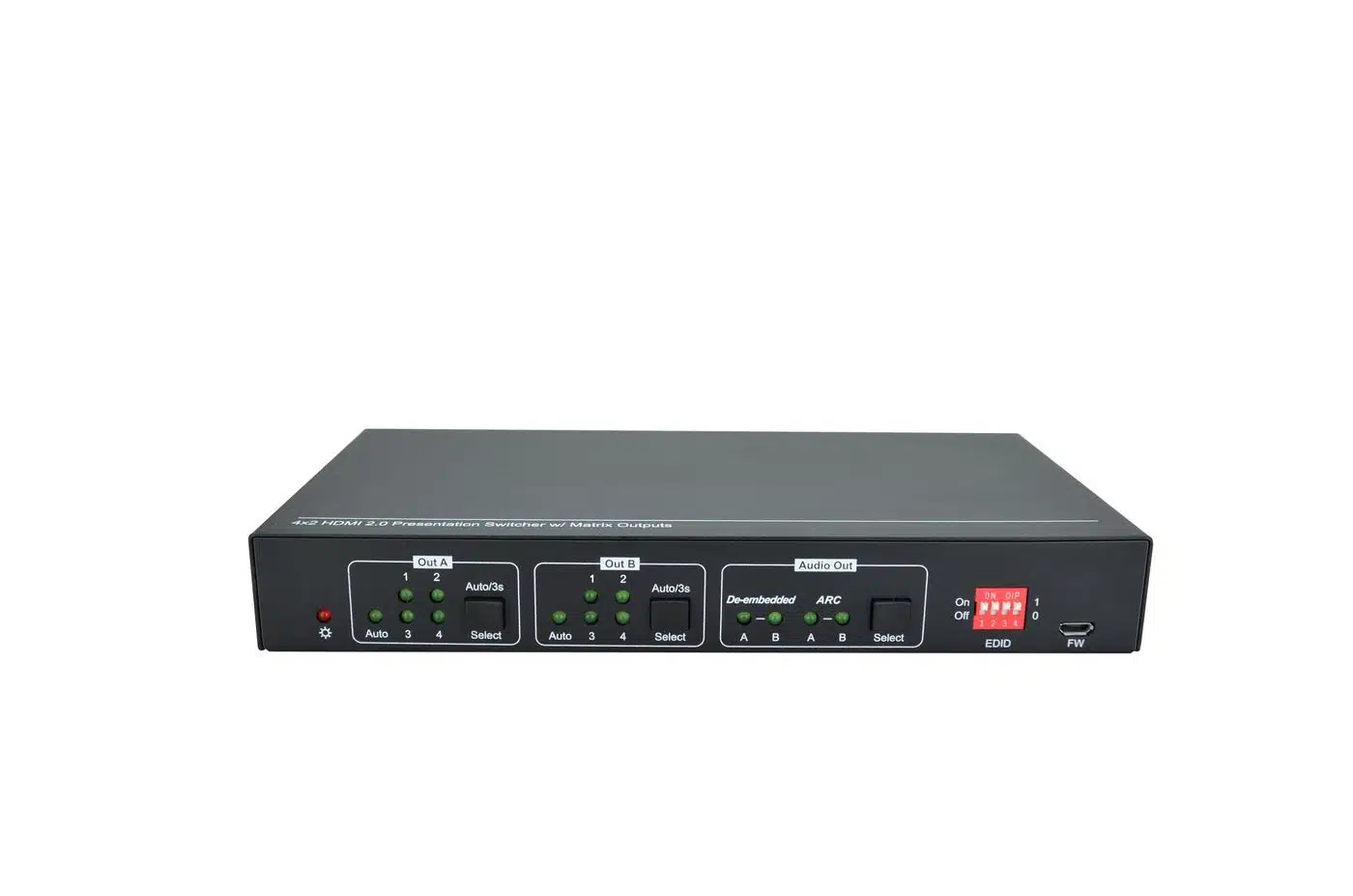 Vivolink HDMI 2.0 4x2, Matrix switcher, .