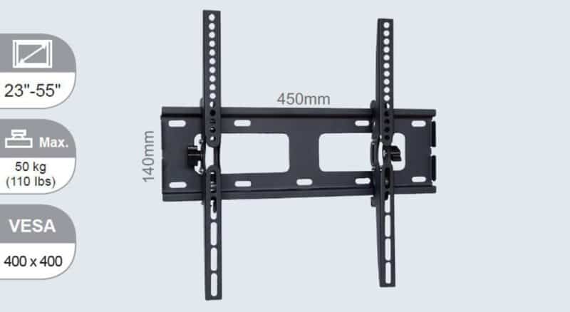 Vivolink Wall mount medium tilt up to  VESA 400x400 .