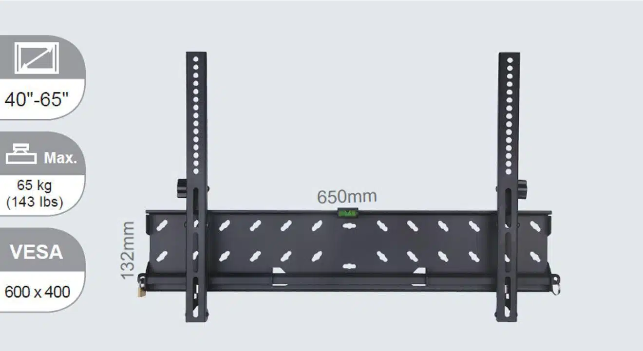 Vivolink Wall mount large tilt up to  VESA 600x400 .
