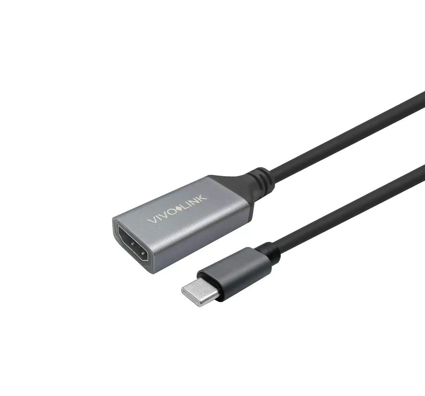 Vivolink HDMI female to USB-C  Cable  2m Black