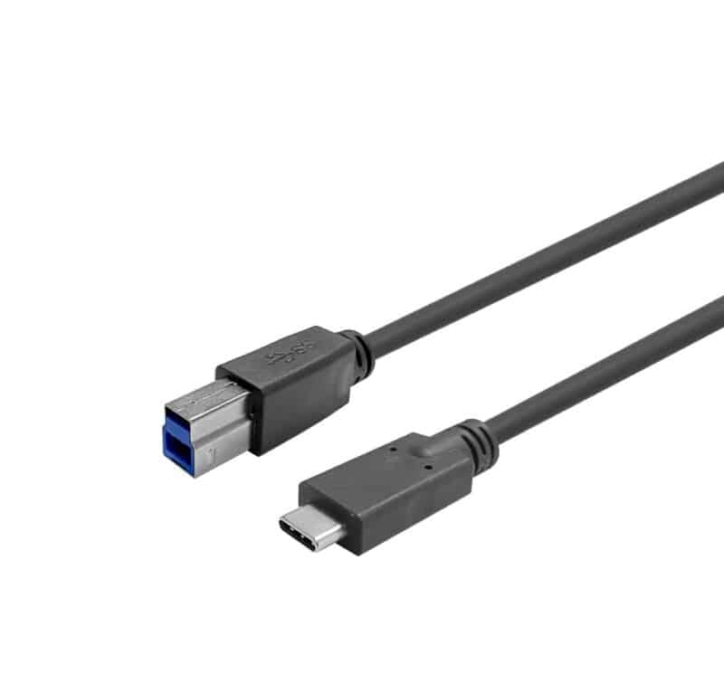 Vivolink USB-C male - B male Cable 5m  Black .