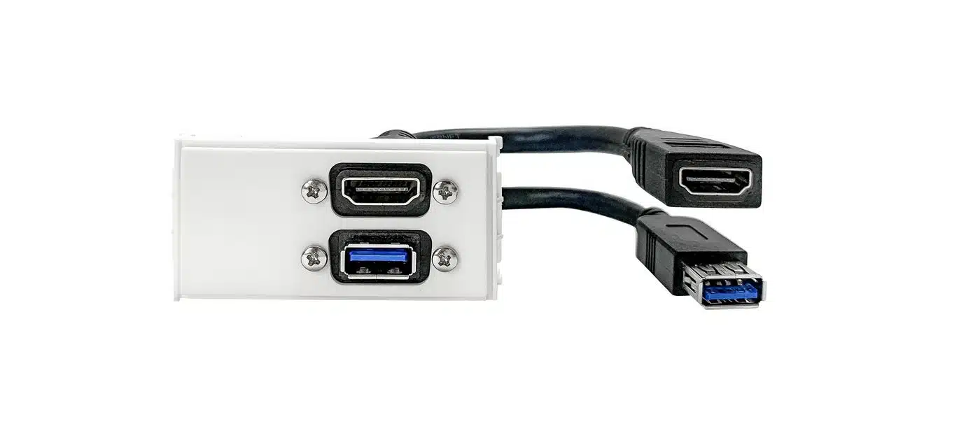 Vivolink Outlet Panel HDMI, USB3.0