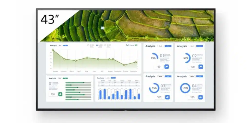 Sony 43" Pro BRAVIAFW-43BZ30L  LCD 440nit