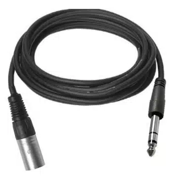Vivolink XLR M - Stereo Jack  6.35mm .