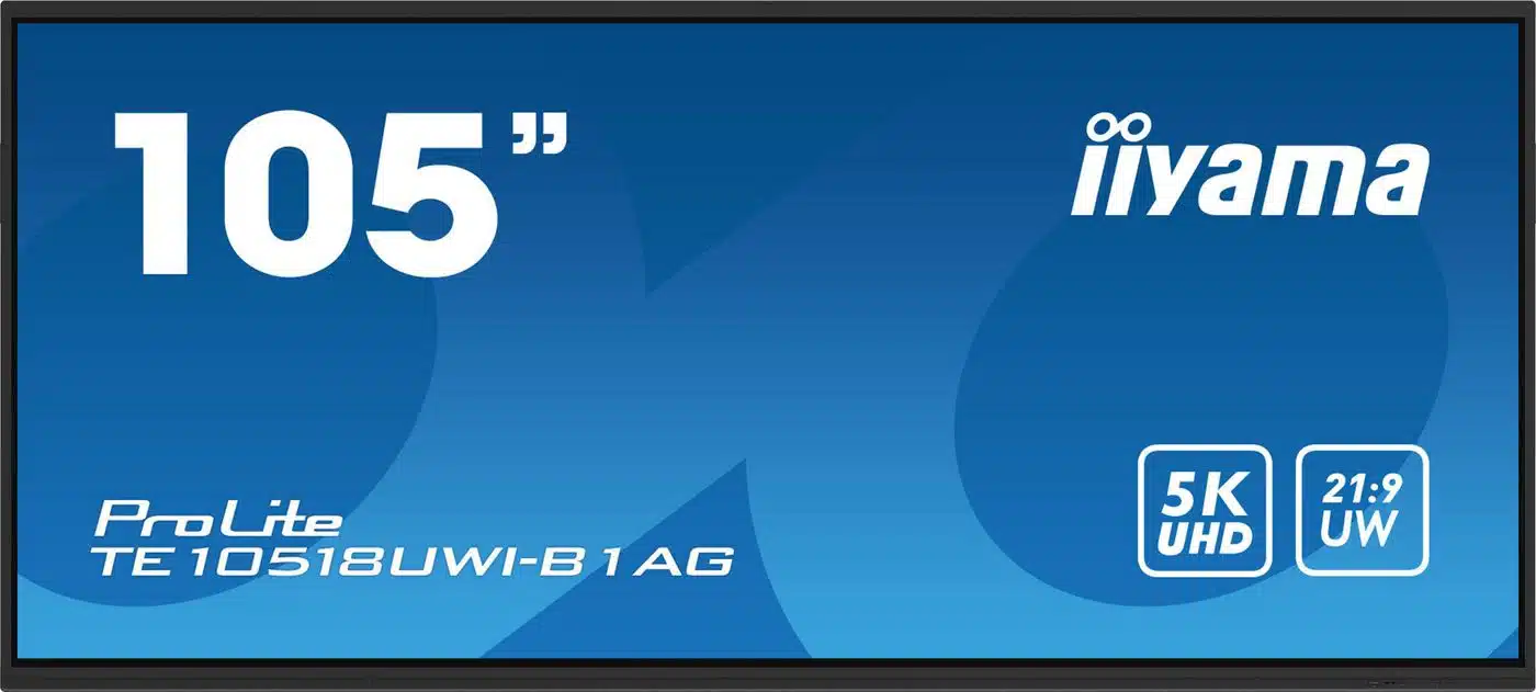 iiyama 105"" IWB, 5120x2160, iiWare
