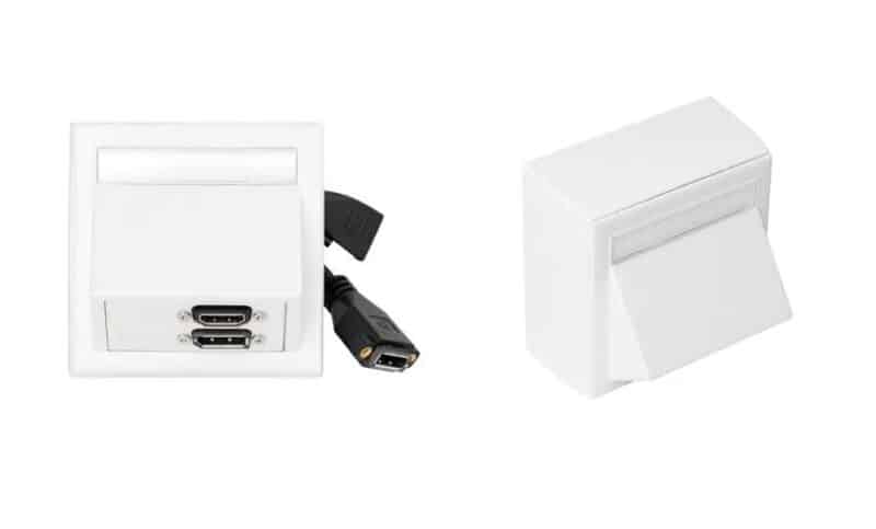 Vivolink Wall box HDMI, DisplayPort  inc Thorsmann wall box .
