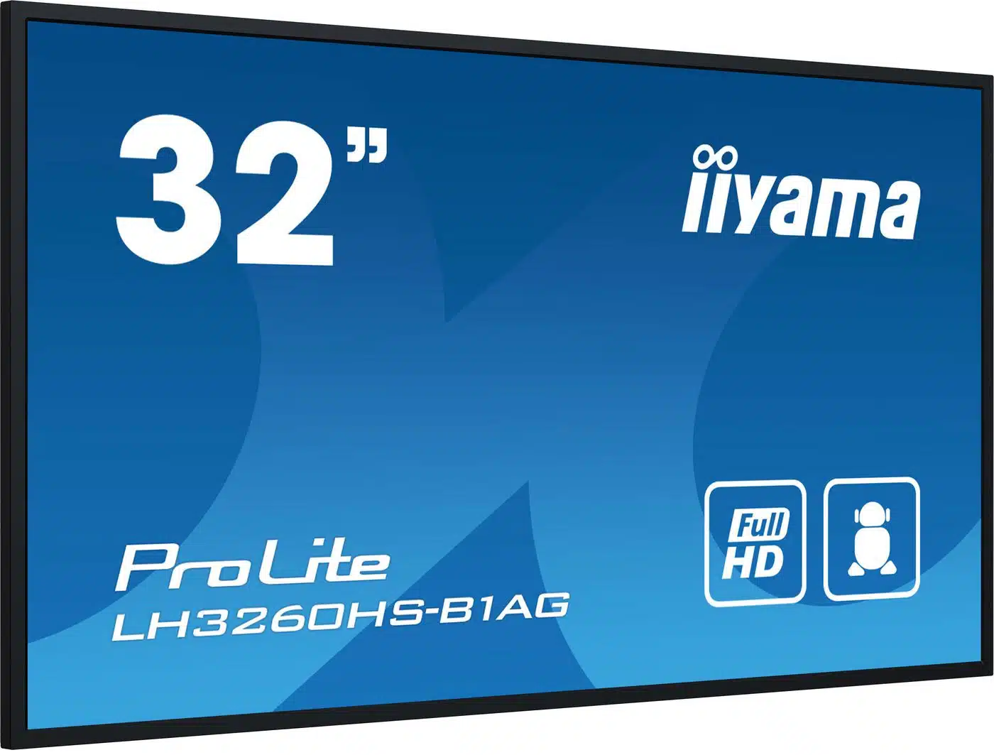 iiyama 32" 1920x1080, FHD VA panel,  Haze 25% 500cd/m², Landscape  and Portrait