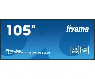 iiyama 105"" LFD, 5120x2160,  Portrait, 24/7, 500 nits
