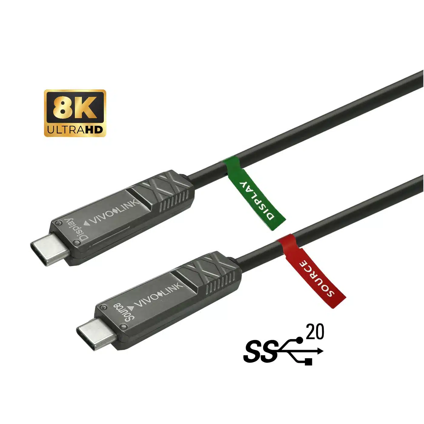 Vivolink USB-C to USB-C Cable 10m for  AV