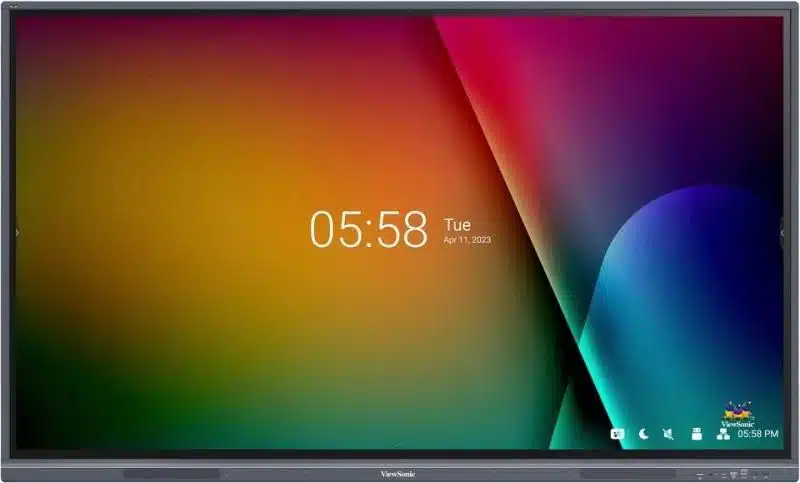 ViewSonic IFP6533-G - 65" 40 Multi  touch, 7H, 3840x2160,  400nits, 5000:1, 8G RAM/128GB Storage, OPS x1, Wi-Fi slot x1, Grey