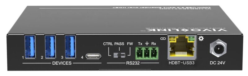 Vivolink 100m USB 3.2 Gen1 Extender  over HDBT Receiver