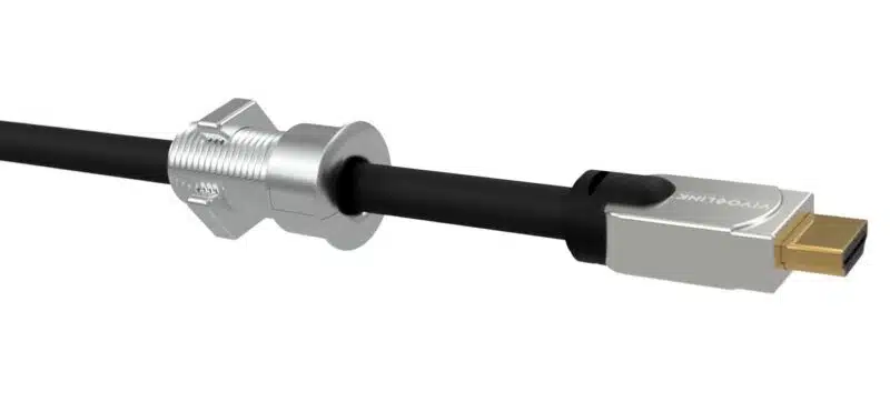 Vivolink Solution for cables through  desks aluminium large up to  55mm