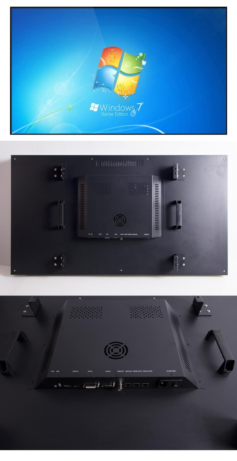 Ernitec 46" Full HD 24/7 (4K in 2 x  2) Video Wall 3.5mm bezel