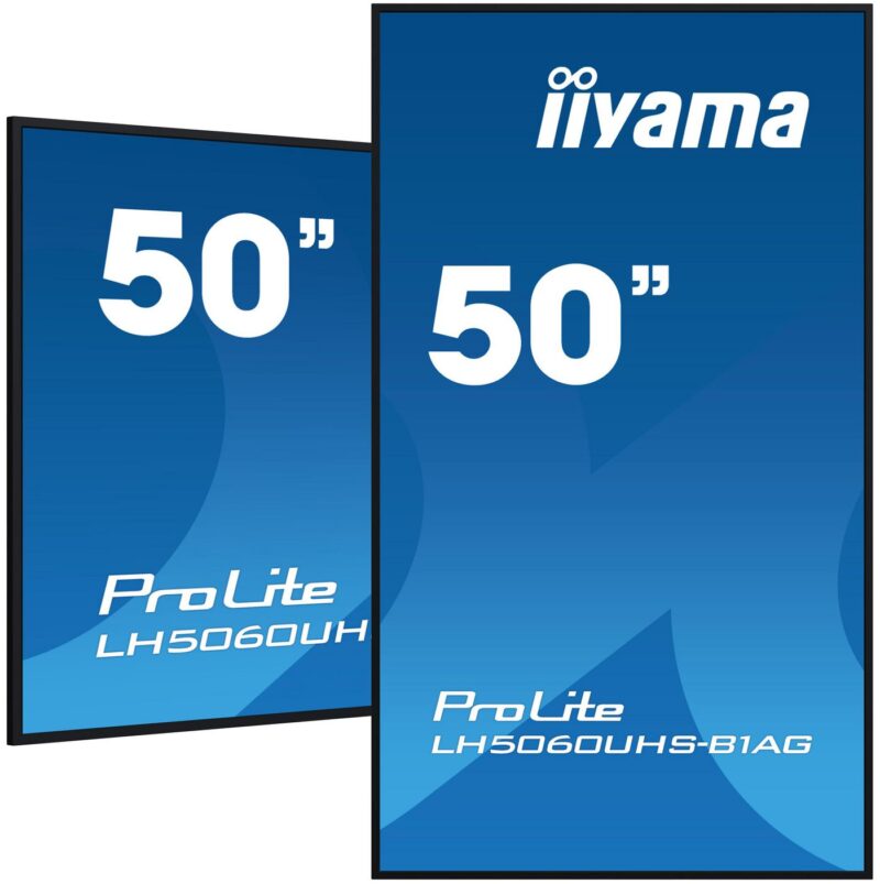 iiyama 50" ProLite LH5060UHS IPS,  UHD, Portrait, 24/7, Ultra  slim, Android