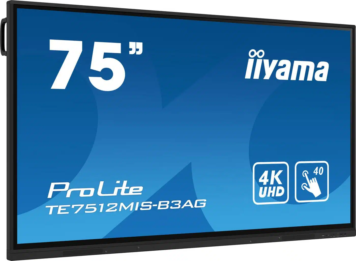 iiyama 75" iiWare10 , Android 11,  8/64GB, 40-Points PureTouch  IR with zero bonding, 3840x2160, UHD IPS panel