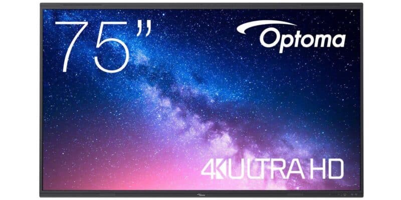 Optoma 5753RK 75" IFPD DIRECT LED  UHD 4K DISPLAY  Creative  Touch 5-Series