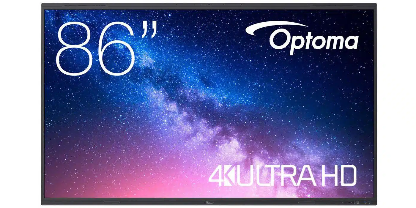 Optoma 5863RK 86" UHD 4K Display  IFPD Direct LED  450 cd/m2