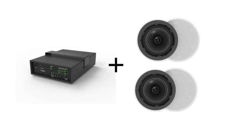 Vivolink Audiopack Subwoofer 8" 50W +  2 x ceiling speakers