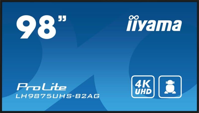 iiyama 98" LCD UHD, OPS