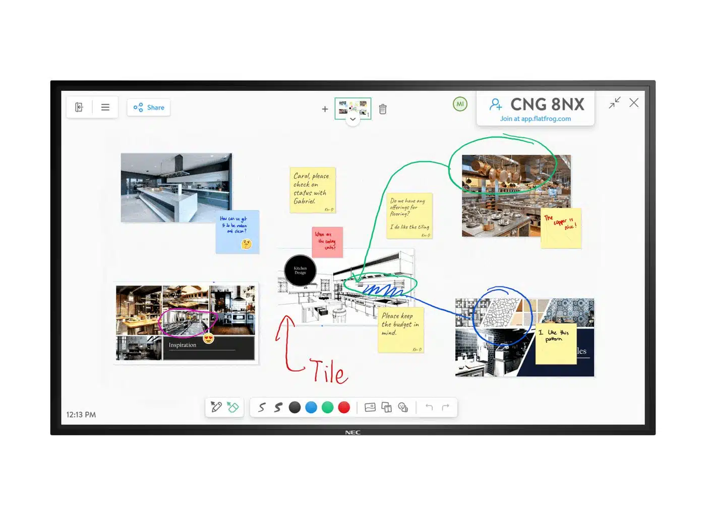 Sharp/NEC M751 (IGB) 75" M Series LFD,  UHD 3840x2160, 500cd/m2,  Direct LED backlight, 24/7 proof, Media Player, SDM Slot, CM-Slot, 20 point