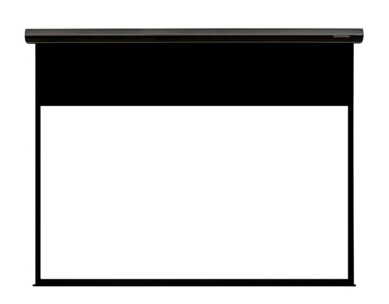 Grandview Cyber motorized WM screen  120" 16:9 Viewing area 2656 x  1494 mm Casing Length 2904 mm - BLACK CASING