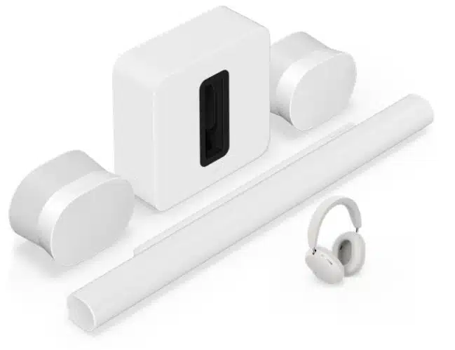 Sonos Ace & Arc Ultra & Sub 4 & 2 x  Era 300 White