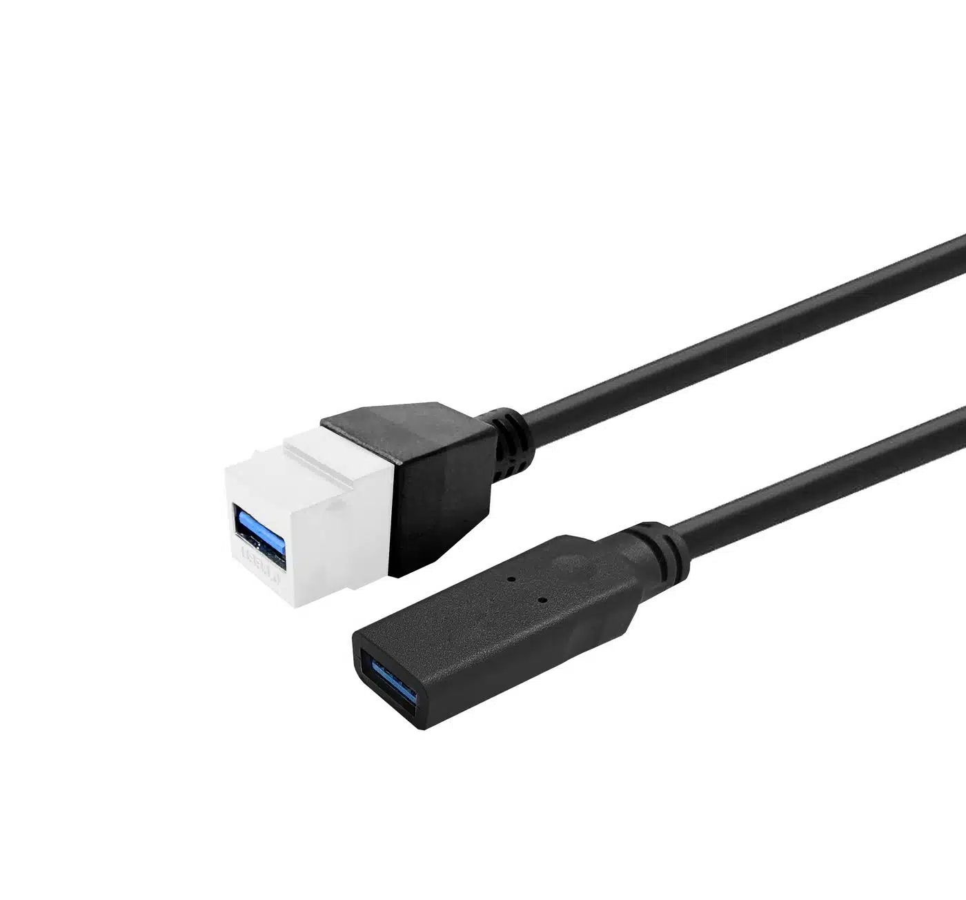 Vivolink Keystone White USB3.0  A-Female to USB3.0 A-Male