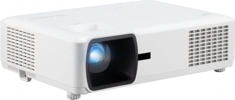 ViewSonic LS610WH, LED Data Projector,  WXGA (1280x600), High  Brightness 5,000 Lumens, Contrast 3.000.000:1,  27dB Noise