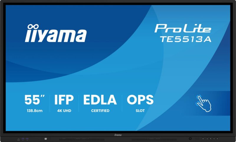 iiyama 55" IFP, 3840x2160, IR 40TP,  AG glass, Wifi