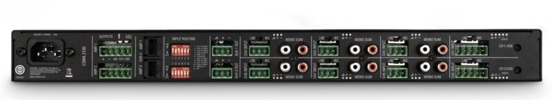 JBL CSMA2120 | Mikserforstærker, 2 x 120W, 8 inputs - Billede 2