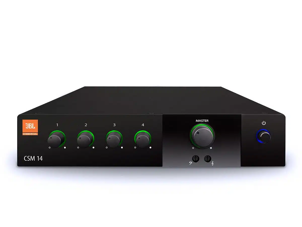 JBL CSM14 | 4 mic / line. VOX, inkl. rack kit