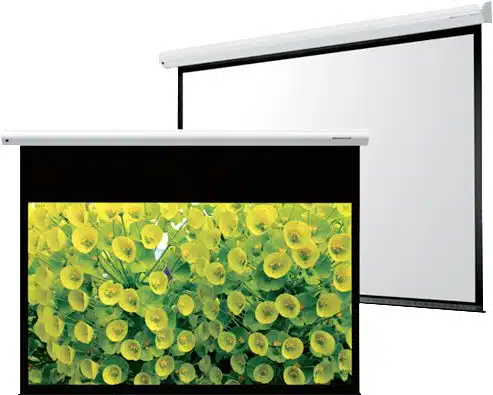 Grandview Cyber 16:10 Motor Screen,  incl. bracket 164"  w/353x221cm View area, White Matte, Black border, Tubular, Multi-Ctrl & IR