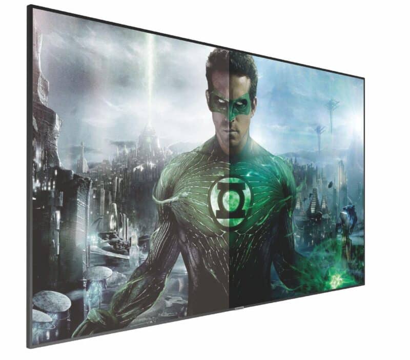 Grandview Dynamique 16:9 Screen - 120" w/265,6x149,4cm View area, Ambient Light Rejection fabric & Fixed 12mm bezel frame (Table-top UST only!)