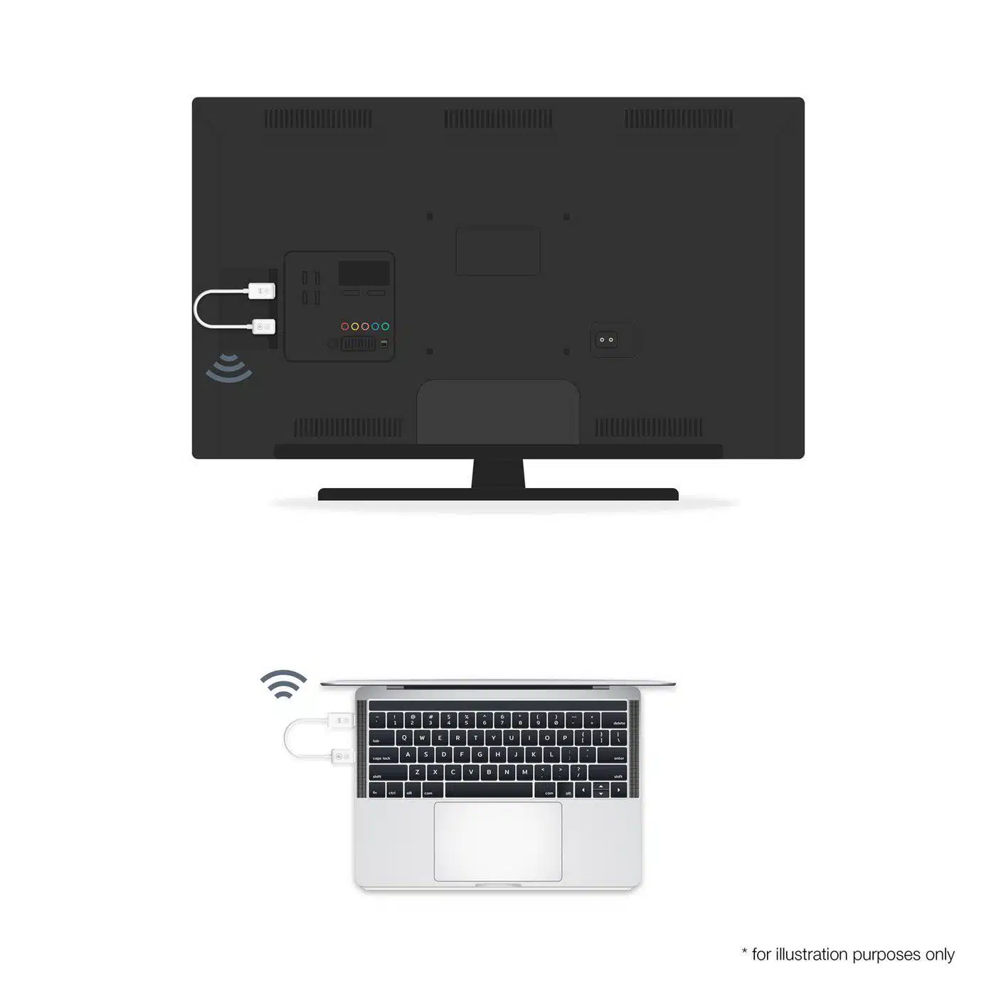 Optoma WHD211 wireless transmitter and receiver