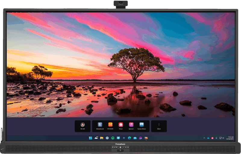 Promethean 86" ActivPanel 10 Premium Interactive Display + vægophæng + 5 Mt. Vivolink Pro USB-C kabel