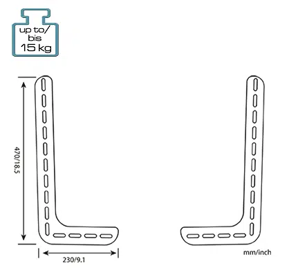 MyWall soundbar beslag - Universal - Billede 2