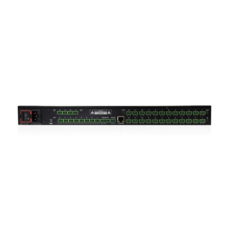 Ecler MIMO1212SG - Ecler MIMO1212SG, 12x12ch Digital Audio Matrix - Billede 2