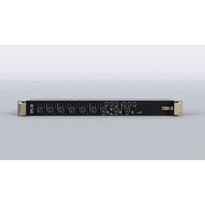 Ecler SAMI603 - Ecler SAMI603 - 6 Ch. og 3 output installationsmixer, 3 EQ