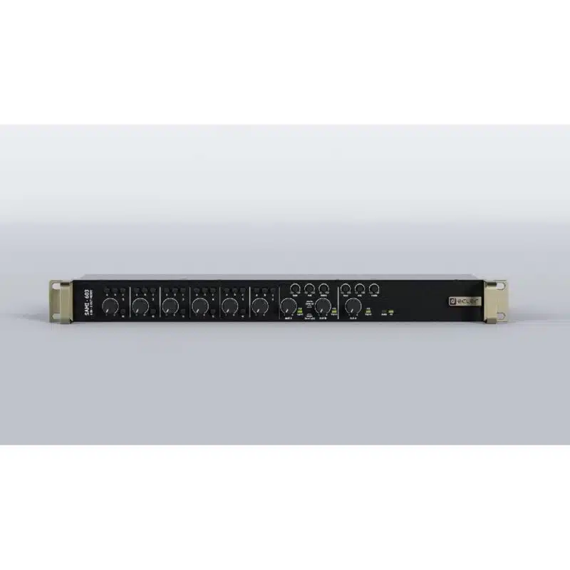 Ecler SAMI603 - Ecler SAMI603 - 6 Ch. og 3 output installationsmixer, 3 EQ