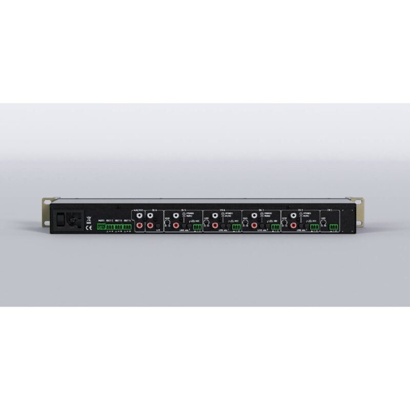 Ecler SAMI603 - Ecler SAMI603 - 6 Ch. og 3 output installationsmixer, 3 EQ - Billede 2