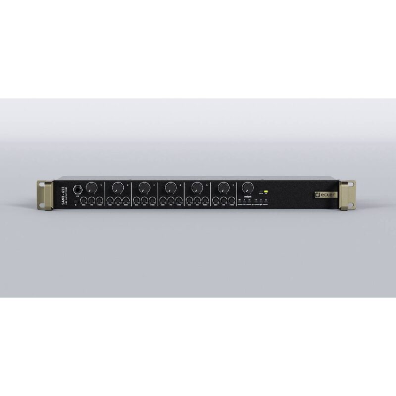 Ecler SAMI612 - 6 Ch stereo installationsmixer, 6x2, 3-band EQ