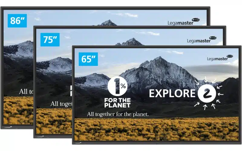 Legamaster EXPLORE 2 touch monitor 65" - Billede 2