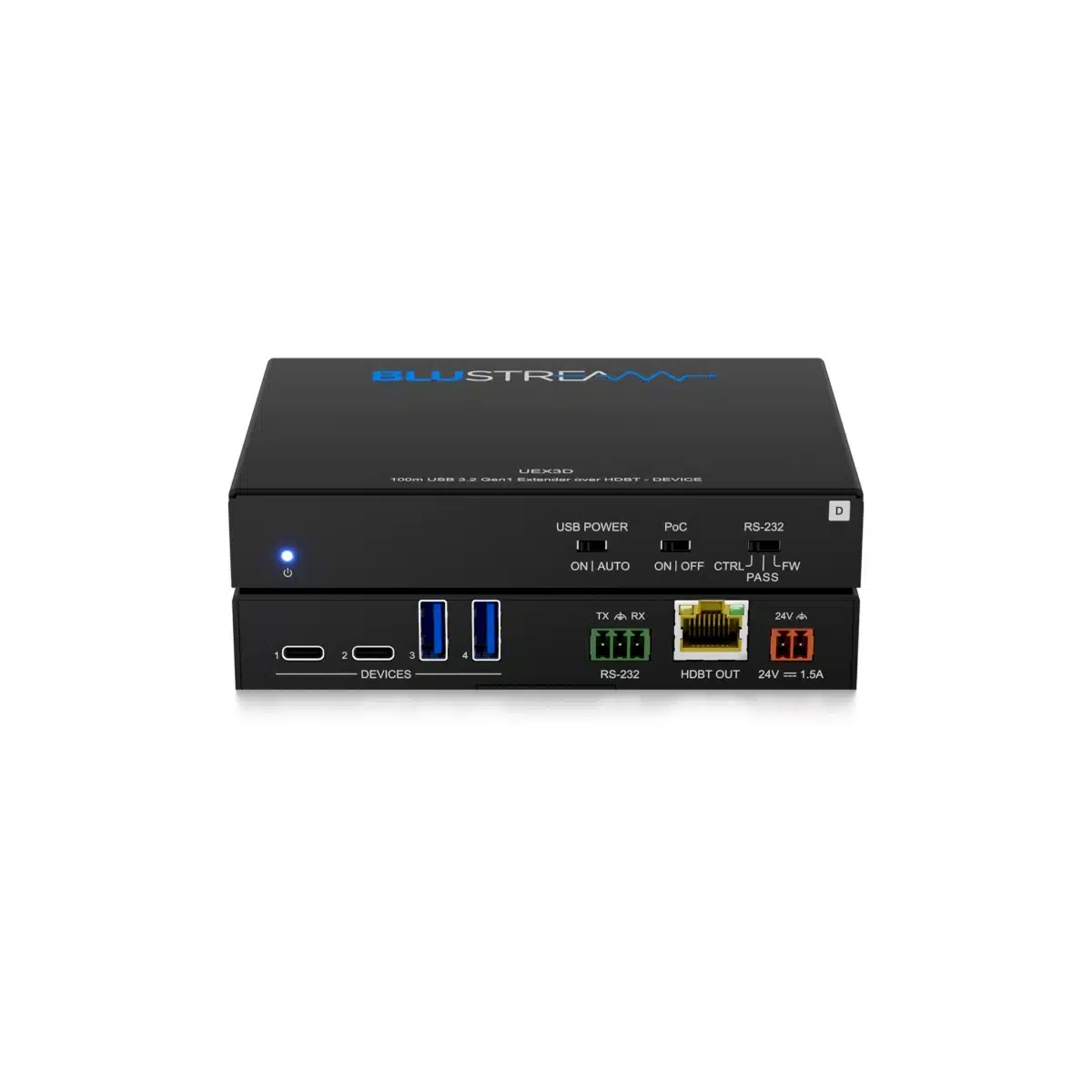 Blustream USB 3.2 Gen1 HDBaseT™ Extender - Device